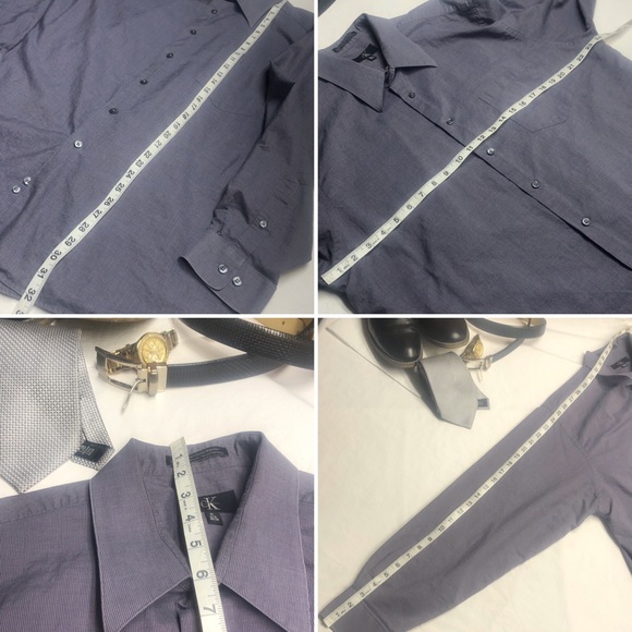 Calvin Klein Collared Dress Shirt - Picture 2 of 8